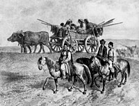 Дени Раффе. Кочующие цыгане в Молдавии. Литография, 1837