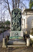 Надгробие на могиле Марка и Виктора Шёльшеров на кладбище Пер-Лашез в Париже