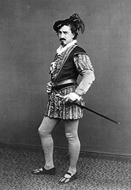 Эдвин Бут в роли Яго, ок. 1870.