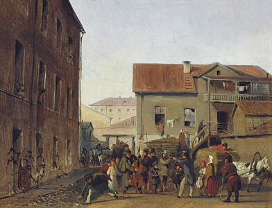Уличные музыканты. 1854