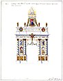 Вид триумфальных ворот у Казанской церкви
