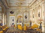 Ж. Майблюм. Дворец графа П.С. Строганова. Желтая гостиная. 1860-е.