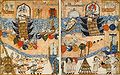 Осада монголами Багдада (1258). Миниатюры из рукописи Джами ат-таварих Рашид ад-Дина, XIV век