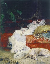 Жорж Кларен, Портрет Сары Бернар, 1876