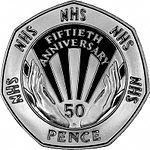 1998 NHS Commemorative 50p coin