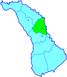 Оргеевский уезд на карте