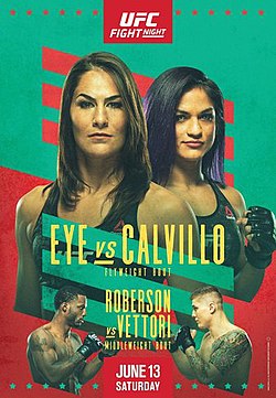 Постер UFC на ESPN: Ай - Кальвильо