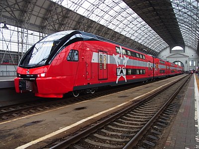 ЭШ2-024 на Киевском вокзале (первые дни эксплуатации)