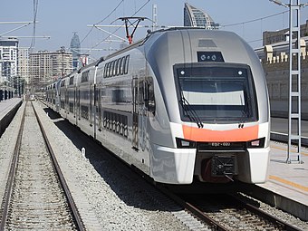 ЭШ2-020 на станции Баку-Пассажирская