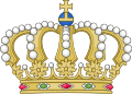 Геральдическая корона великого герцогства Люксембургского, аналогичная использованной в этом гербе