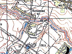 На карте 1964 года