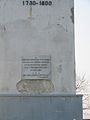 Надпись на памятнике Суворову