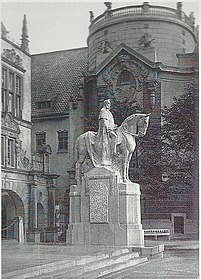 Памятник Вильгельму I в Билефельде (фото 1908 года, арх.В. фон Теттау, монумент не сохранился)