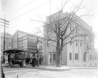 Здание киностудии в Бронксе. Фото Эдисона, между 1907 и 1918 годами