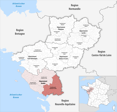 Фонтене-ле-Конт на карте