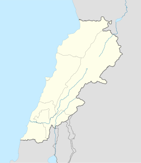Лагерь беженцев Эль-Басс на карте