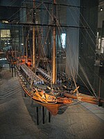 Турума «Лудбрук» (швед. Lodbrok; 1771). Современная реконструкция. Военно-морской музей, Стокгольм