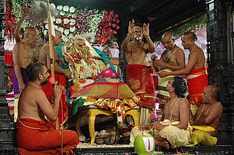 Праздник в храме Ситы-Рамачандрысвами (Бхадрачалам, Телингана)