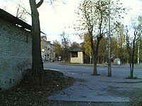 Место Сергиевских ворот. Вид из Ботанического сада (ПКиО им. А.С. Пушкина)