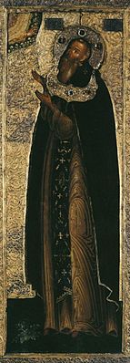Патрональная икона царя Михаила Фёдоровича Романова из Архангельского собора Московского Кремля