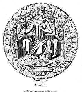 Печать Роберта II, 1371 год
