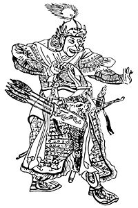 Субэдэй на средневековом китайском рисунке