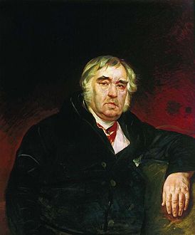 Портрет работы К. Брюллова, 1839
