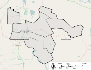 Малодербетовский район на карте