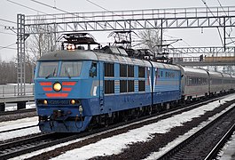 ЧС200-003 с поездом «Невский экспресс» в пути