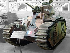 B1 bis в танковом музее в Сюморе