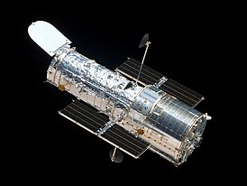 Вид «Хаббла» с борта космического корабля «Атлантис» STS-125