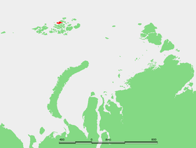 Остров Джексона на карте Земли Франца-Иосифа