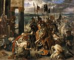 Крестоносцы в Константинополе. Картина Делакруа