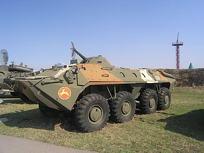 Советский бронетранспортёр БТР-70.