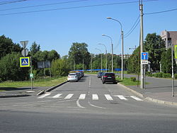 Вид от Заневского проспекта