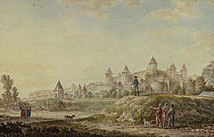 Вид крепости в Бендерах, 1790 год