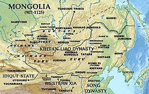 Расселение татабов среди монгольских, манчжурских и китайских племён в IX—XI в.в.