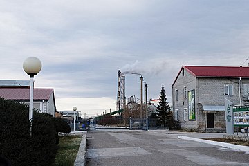 Одна из улиц поселка Селенгинск
