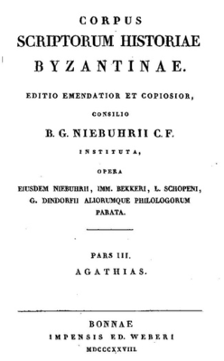 Corpus Scriptorum Historiae Byzantinae. Pars III
