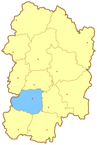 Скопинский уезд на карте