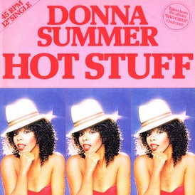 Обложка сингла Донны Саммер «Hot Stuff» (1979)