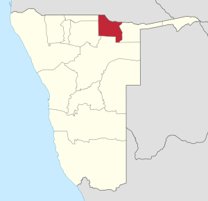 Западное Каванго на карте