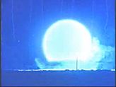 Усечённый огненный шар низкого воздушного взрыва Upshot-Knothole Grable, 15 кт на высоте 160 м