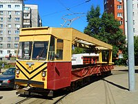 Служебный вагон-рельсотранспортёр РТ-3 в Нижнем Новгороде