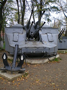 Установка ЗИФ-68-1 в музее «Эхо великих сражений», Шлиссельбург