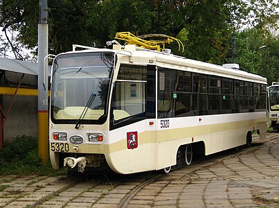 71-619А в Москве (оснащён двигателями мощностью 55 кВт)