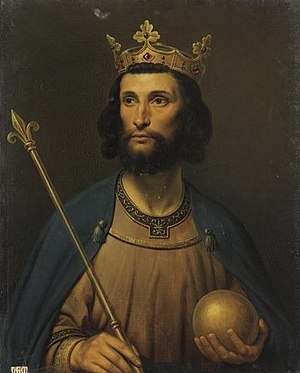 Эд, король Франции. Картина К. К. Штейбена