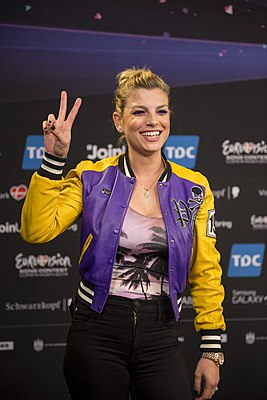 Эмма во время «Евровидения» в 2014 году.