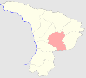 Кутаисский уезд на карте