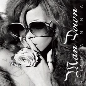 Обложка сингла Рианны «Man Down» (2011)